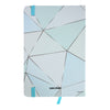 A5 Geometric Marble Notebook - Light Blue