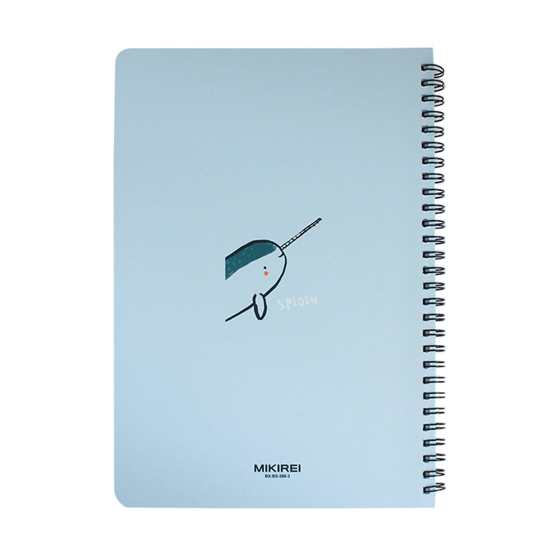 B5 Cartoon Animal Notebook - Blue Shark