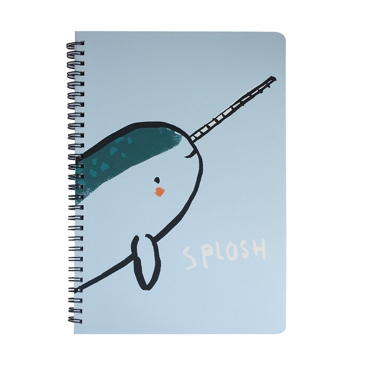 B5 Cartoon Animal Notebook - Blue Shark