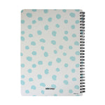 B5 Printed Notebook - White / Blue