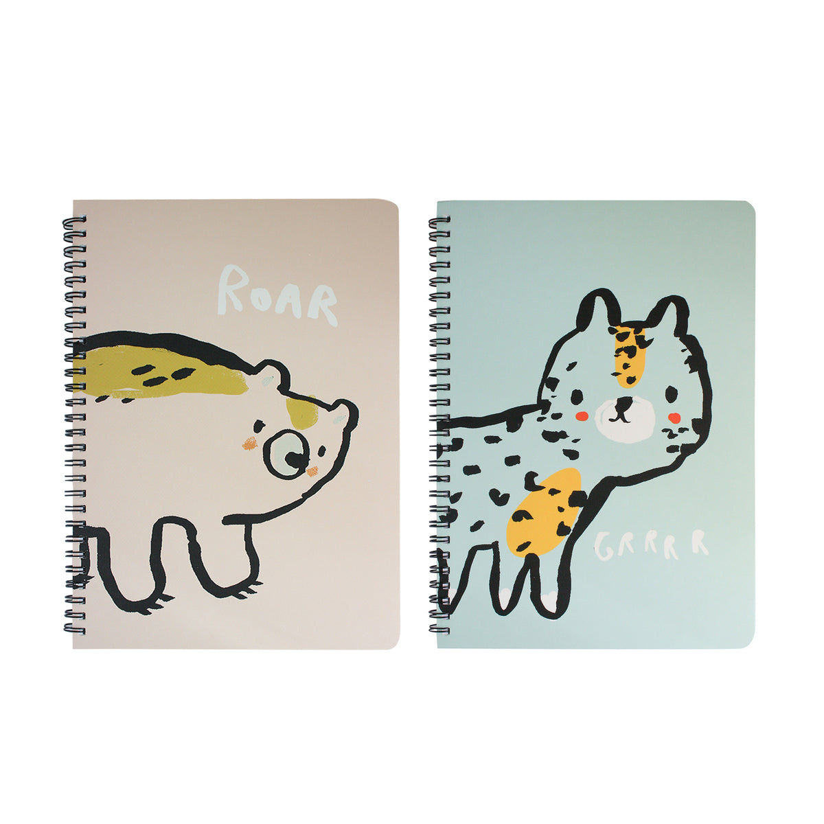 A5 Cartoon Animal Notebook - Set of 2