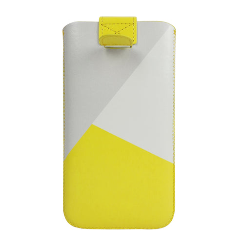 Universal Phone Pouch - Yellow Grey