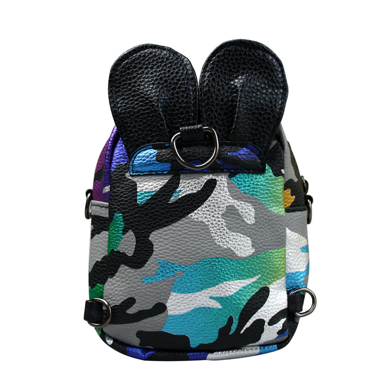 Camouflage Studded Backpack